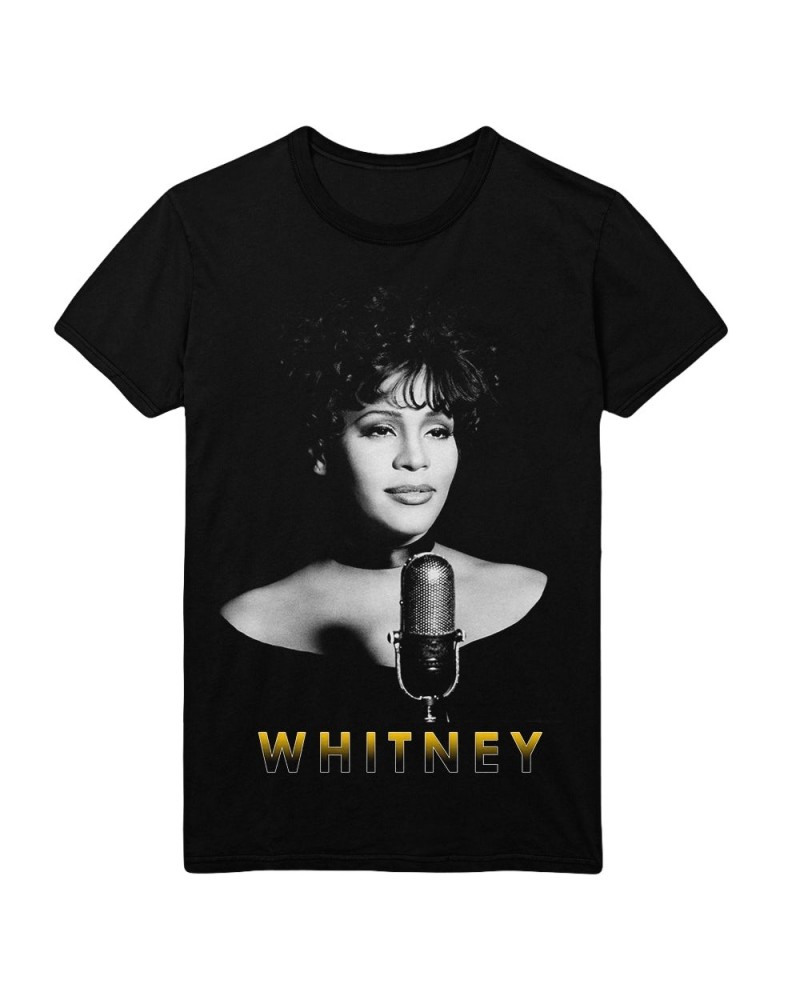 Whitney Houston Microphone T-Shirt $10.80 Shirts