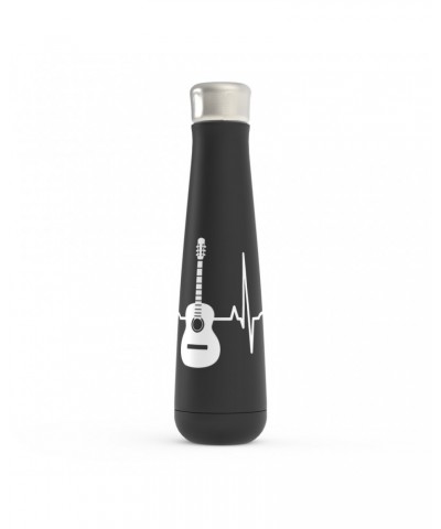 Music Life Water Bottle | Acoustic Guitar Heartbeat Water Bottle $2.70 Drinkware