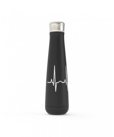 Music Life Water Bottle | Acoustic Guitar Heartbeat Water Bottle $2.70 Drinkware