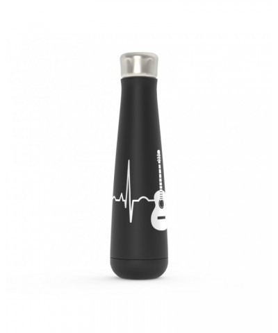 Music Life Water Bottle | Acoustic Guitar Heartbeat Water Bottle $2.70 Drinkware