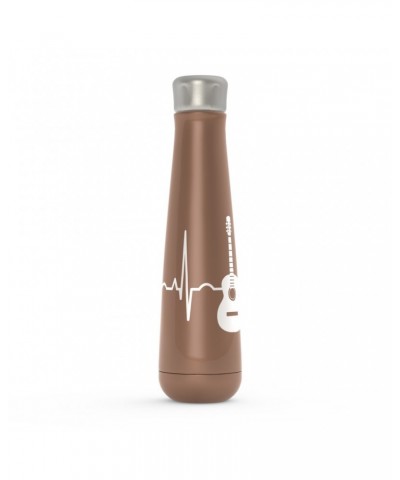 Music Life Water Bottle | Acoustic Guitar Heartbeat Water Bottle $2.70 Drinkware