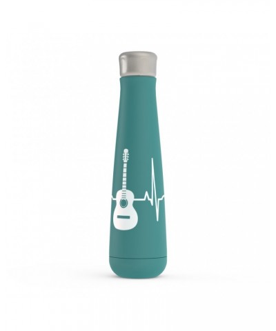 Music Life Water Bottle | Acoustic Guitar Heartbeat Water Bottle $2.70 Drinkware