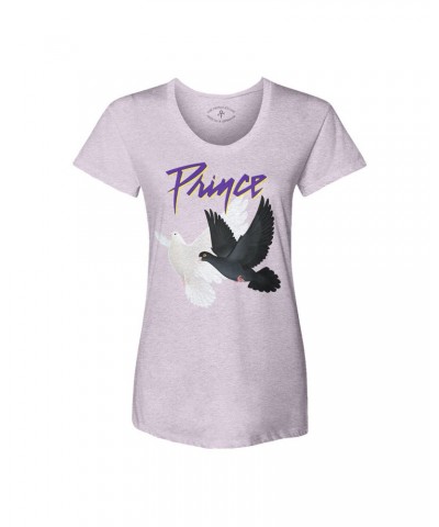 Prince Purple Rain Doves Women's Scoop Neck T-shirt $18.62 Shirts